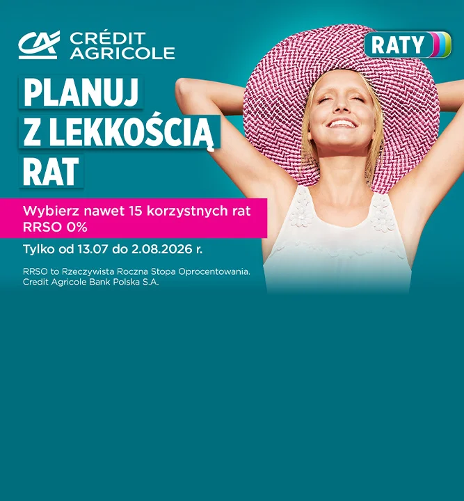 Skorzystaj z oferty rat 0% Credit Agricole