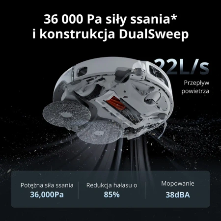 Robot sprzątający DJI ROMO P2 ze stacją
