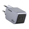 Ładowarka sieciowa Ugreen Nexode Pro 45W, 2x USB-C (szara)