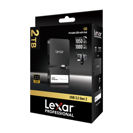 Przenośny dysk SSD  Lexar Professional SL400 2TB + Hub