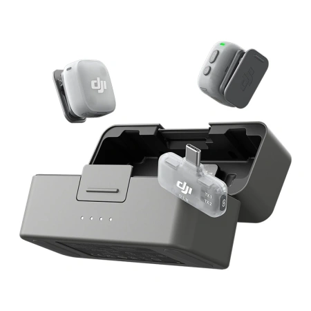 System mikrofonów bezprzewodowych DJI Mic Mini 2 (2 TX + 1 Mobile RX + Etui ładujące)