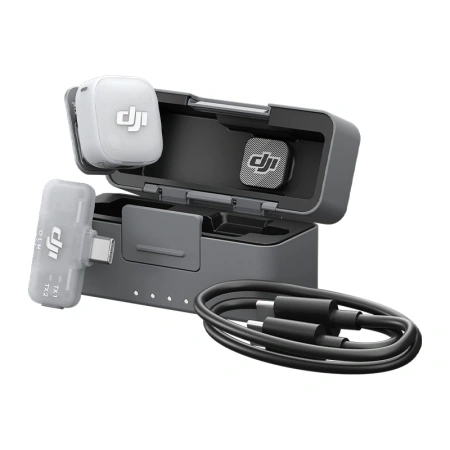System mikrofonów bezprzewodowych DJI Mic Mini 2 (1 TX + 1 Mobile RX + Etui ładujące)