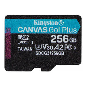 Karta pamięci microSD 256GB Kingston Canvas Go Plus