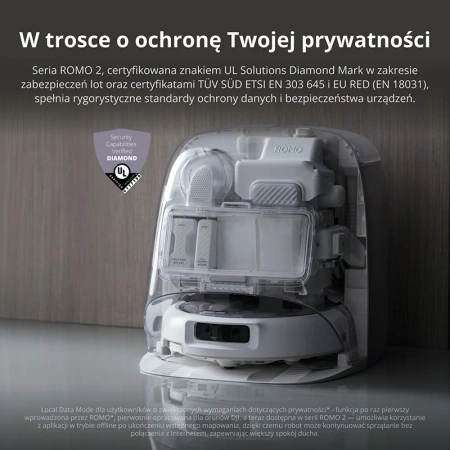 Robot sprzątający DJI Romo P2 Clean More Combo