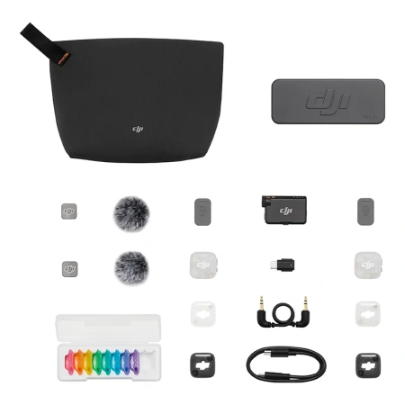 System mikrofonów bezprzewodowych DJI Mic Mini 2S (2TX + 1RX + etui ładujące)