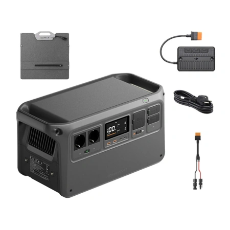Zestaw DJI Power 1000 V2+ panel solarny 200W + adapter MPPT + kabel MC4