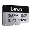 Karta pamięci Lexar High-Performance Silver Plus microSDXC 512GB + adapter