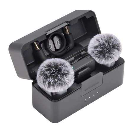 System mikrofonów bezprzewodowych DJI Mic Mini 2 (2 TX + 1 RX + Etui ładujące) 