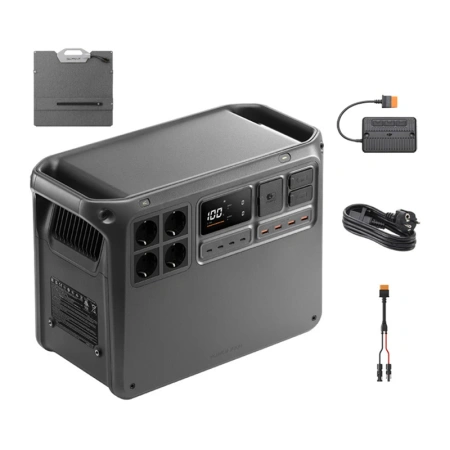 Zestaw DJI Power 2000 + panel solarny 200W + adapter MPPT + kabel MC4