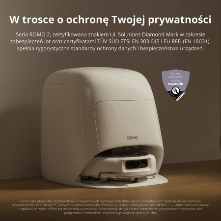 Robot sprzątający DJI ROMO A2 ze stacją