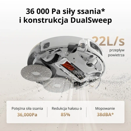 Robot sprzątający DJI ROMO A2 ze stacją