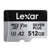 Karta pamięci Lexar High-Performance Silver Plus microSDXC 512GB + adapter
