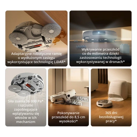 Robot sprzątający DJI ROMO A2 ze stacją