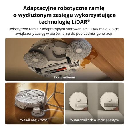 Robot sprzątający DJI ROMO A2 ze stacją