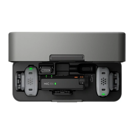 System mikrofonów bezprzewodowych DJI Mic Mini 2 (2 TX + 1 RX + Etui ładujące) 