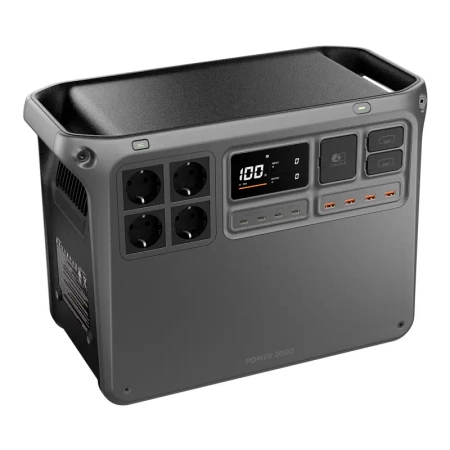 Zestaw DJI Power 2000 + panel solarny 100W + adapter MPPT + kabel MC4