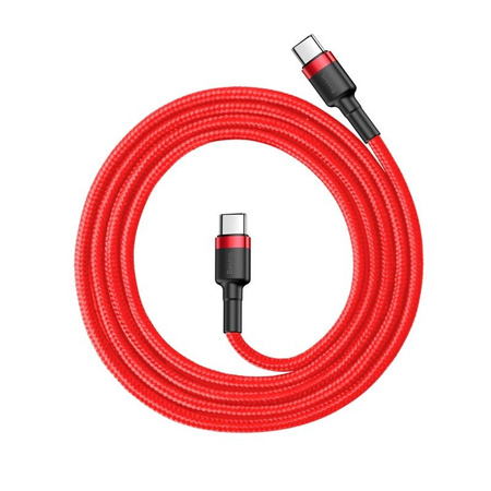 Kabel PD Baseus Cafule czerwony - typ C 1m 3A