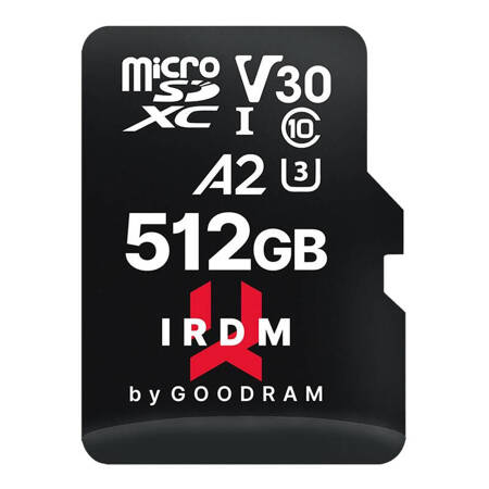 Karta pamięci Goodram microSD IRDM 512GB UHS-I U3 