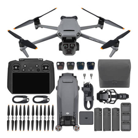 Zestaw Dron DJI Mavic 3 Pro Fly More Combo (RC PRO) + Szkło hartowane